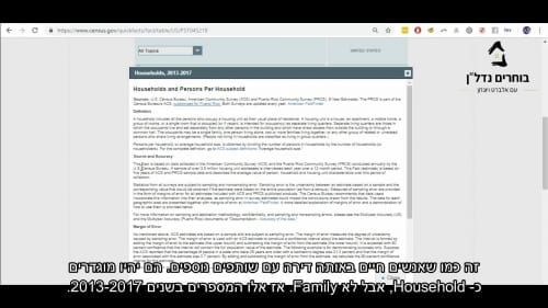 למה משמש אתר Census בארה”ב? *חלק 2/2* בתהליך של ניתוח עסקה אני נכנס לאתר…