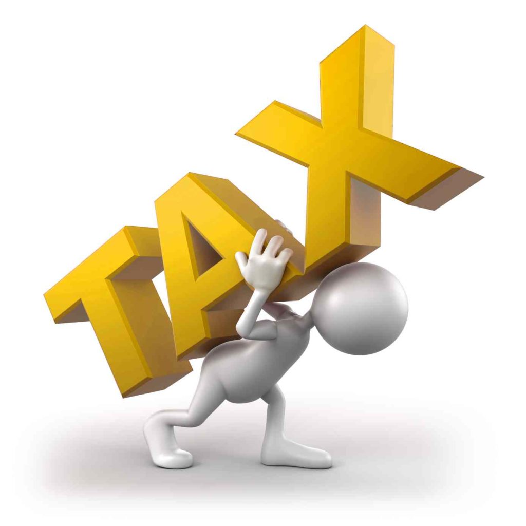 Taxation derived from direct holding of the property