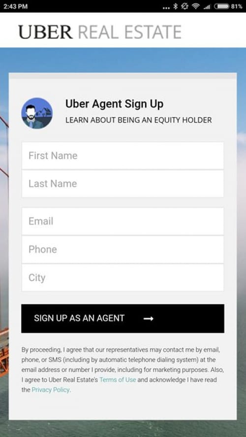 A new Uber service that is going to turn everyone into a real estate agent - will make a revolution exactly…