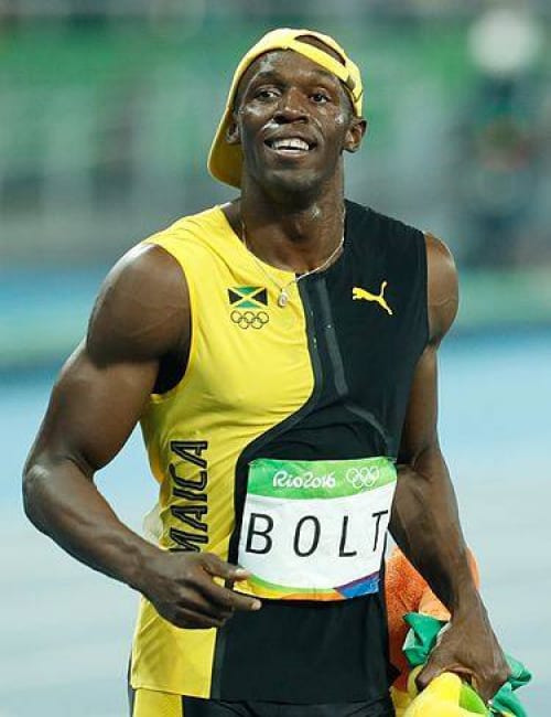 The fastest sprinter in history - I did Google to see who it was: Yossain St Lao Bolt (English:…