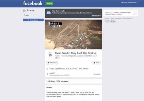 # ** لا تستثمر في منطقة 51 Nevada: سلاح الجو الأمريكي يحذر: لا تقترب من "المنطقة ...