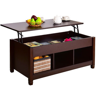 Lift Top Coffee Table With Hidden Shelf In Living Room Furniture For Living Room eBay