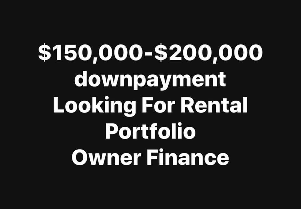 Looking to complete 150-200k on a single family rental portfolio. Jacksonville, ...