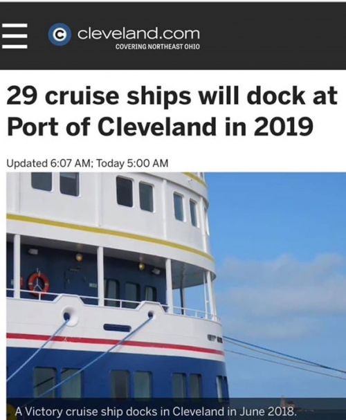 # Something _good_to Cleveland Cleveland is also becoming attractive on the cruise ships' cruise route. Last year…