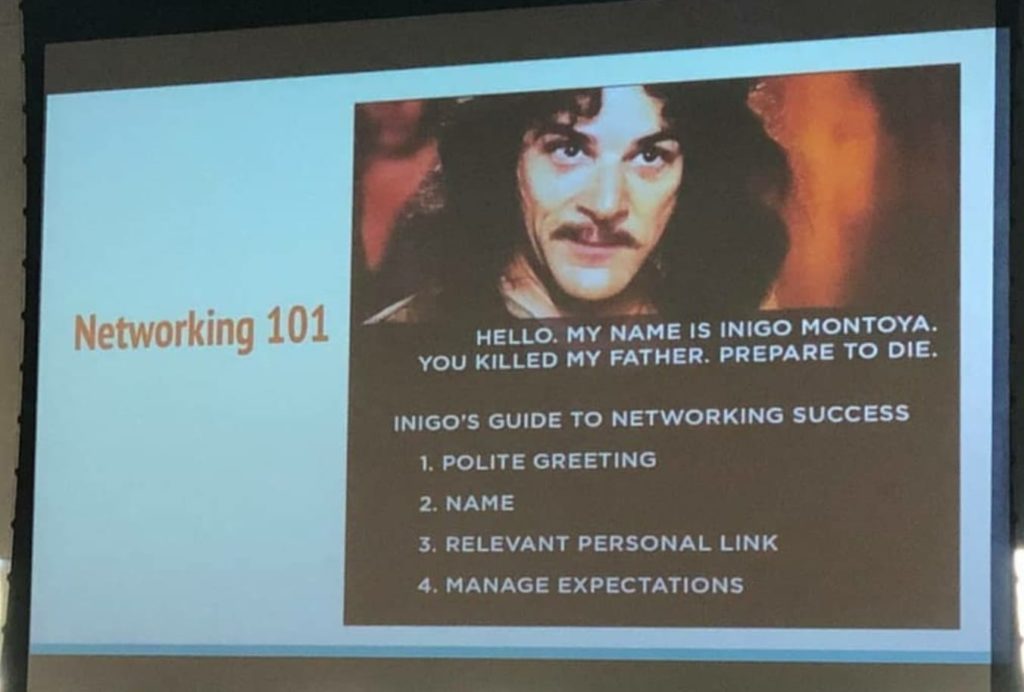 Inigo Montoya guide to networking . Not sure to whom should I give credit to, bu...