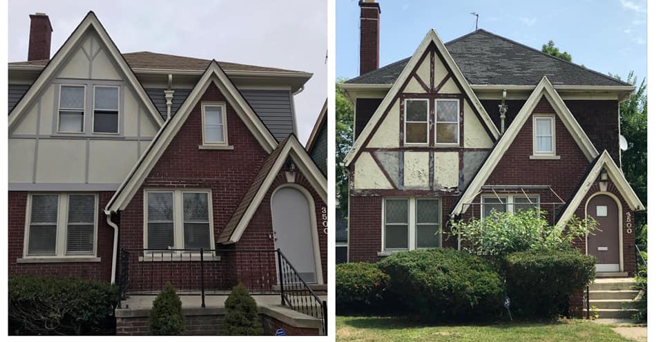Algunas fotos de antes y después ... un proyecto desafiante, una casa que ha sido objeto de una profunda renovación interior y exterior. Vendido ...