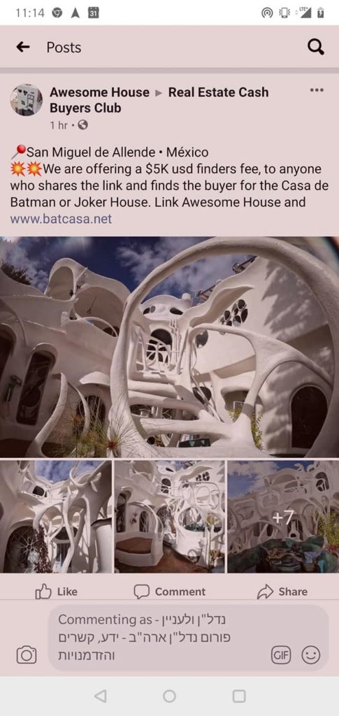 A casa do Batman e a casa do Joker à venda - quem compra?