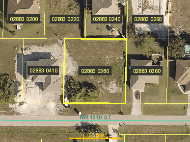 Lot of new listing at Cape Coral 1103 NW 15th Street 27,000 $. Build your dream ...