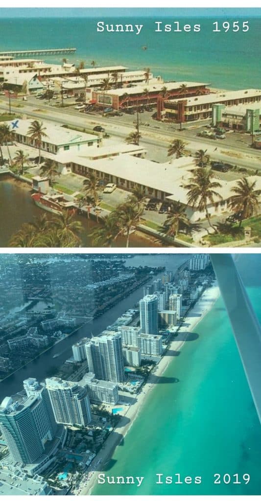 Sunny Isles then and today