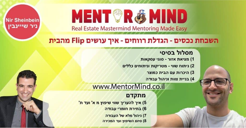 Melhoria da propriedade - aumentar lucros - como virar de casa! - Mentormind com Nir Sheinbei ...