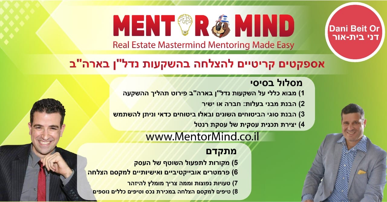 Mentorminded Banner - Dani Beit-Or - Banner 8 punten