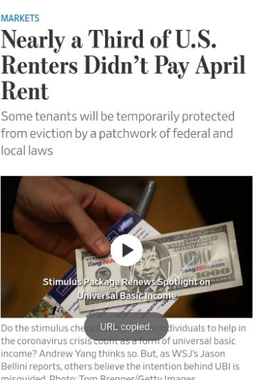 Drama for Ronnie and Alex - a third of renters did not pay the April rent !!!!! what...