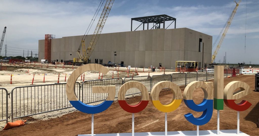 Googles enorma datacenter på 600 miljoner dollar tar form i Ellis County när teknikjätten ökar närvaron i Texas