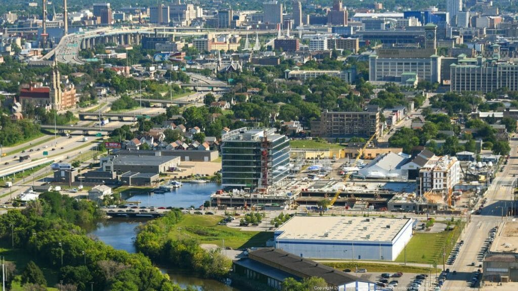 Take a look at construction boom in Harbor District, Port Milwaukee - Milwaukee Business Journal