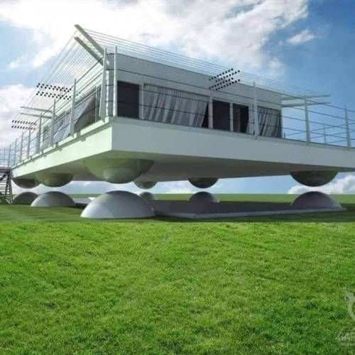 יפן עובדת על פיתוח בתים שיכולים לרחף מספיק מעל האדמה ולהפחית פגיעות מרעידות אדמה