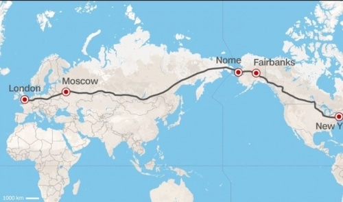 רכבת מוצעת ביו אירופה לניו יורק. מה דעתכם? הצעה דל הנשיא לשעבר של Russian…