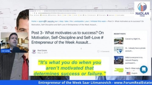 Motivation for Success, Self-Discipline & Self-Love - Saar Litmanovich - Post 3 So hello,…