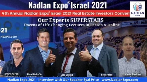 # Résumé de la conférence Eyal Price à Nadlan Expo Israel 2021 - Version anglaise annonçant…