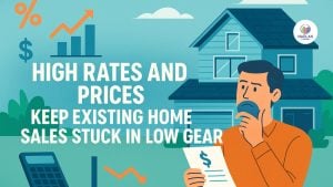 Οι υψηλές τιμές και τα επιτόκια κρατούν τις υπάρχουσες πωλήσεις κατοικιών σε χαμηλά επίπεδα