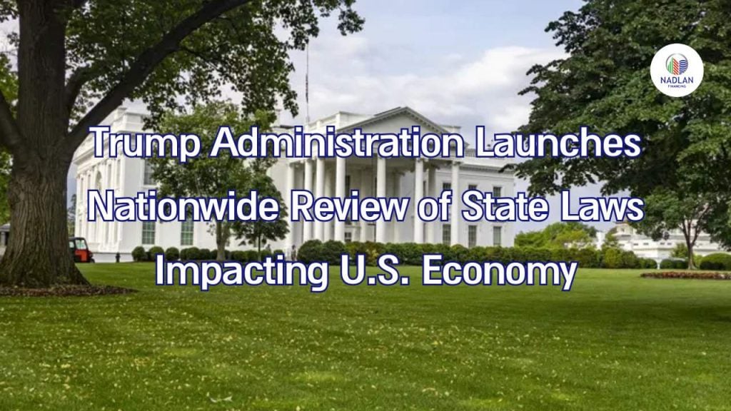 Seolann Riarachán Trump Athbhreithniú Náisiúnta ar Dhlíthe Stáit a bhfuil Tionchar acu ar Gheilleagar SAM