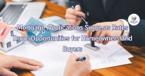 Pedidos de hipoteca aumentam com queda nas taxas