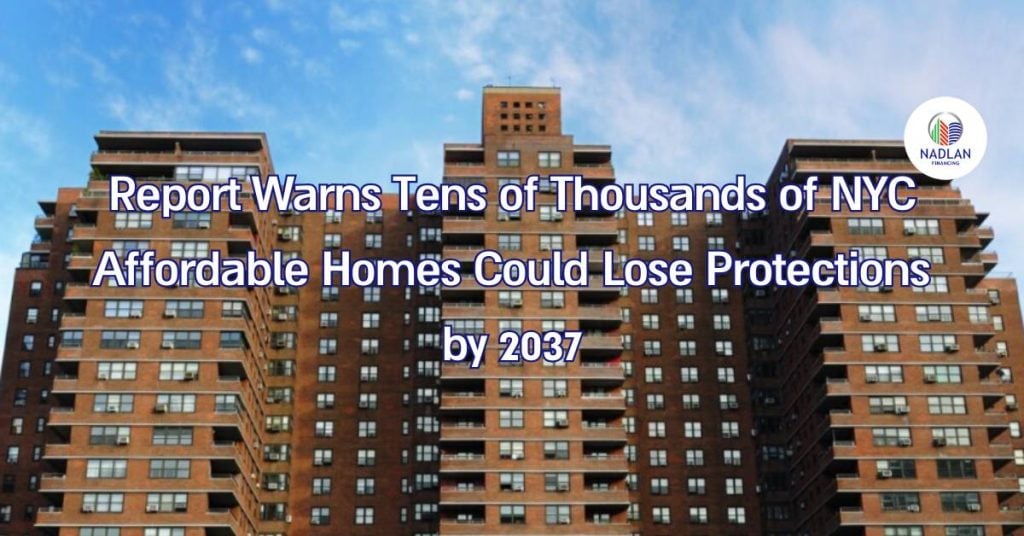Report Warns Tens of Thousands of NYC Affordable Homes
