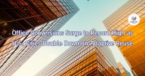 米国の都市でオフィスの転換が過去最高を記録