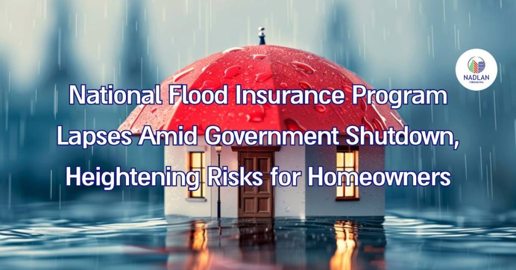 National Flood Insurance Program Lapses Amid Government Shutdown