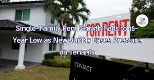 Væksten i lejepriser for enfamiliehuse falder til det laveste niveau i 15 år
