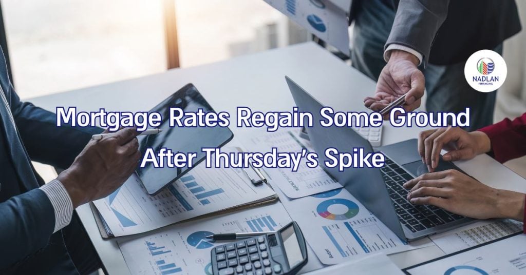 Ставки по ипотеке немного восстановились после скачка в четверг