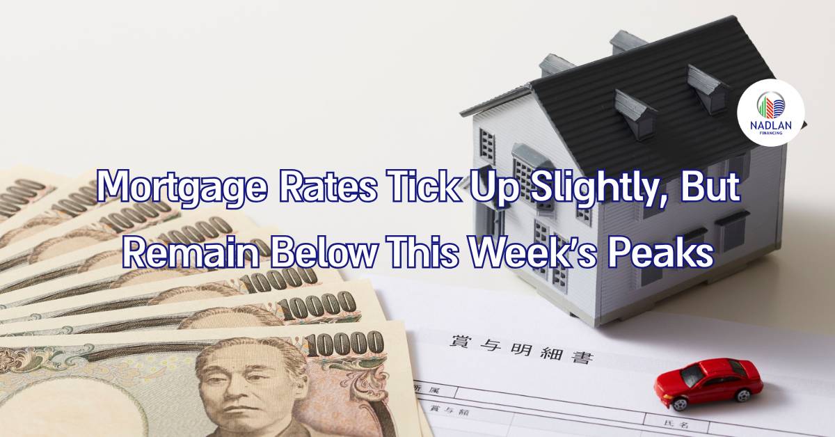 Los tipos de interés hipotecarios suben ligeramente