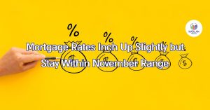 Boliglånsrenterne stiger en smule, men forbliver inden for november-intervallet