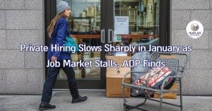 Groei van de loonuitgaven in de private sector in januari 2026