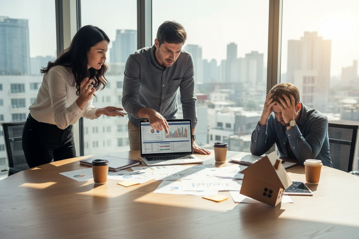 Professional image illustrating Common Mistakes in Real Estate Investments