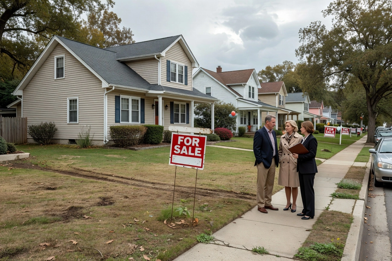 Professional image illustrating The Impact of Mortgage Rates on Real Estate Trends