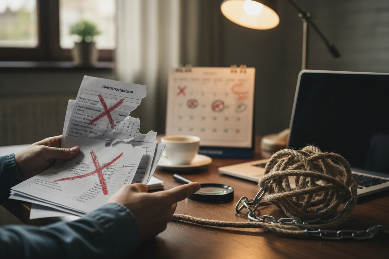 Professional image illustrating Common Mistakes to Avoid When Refinancing