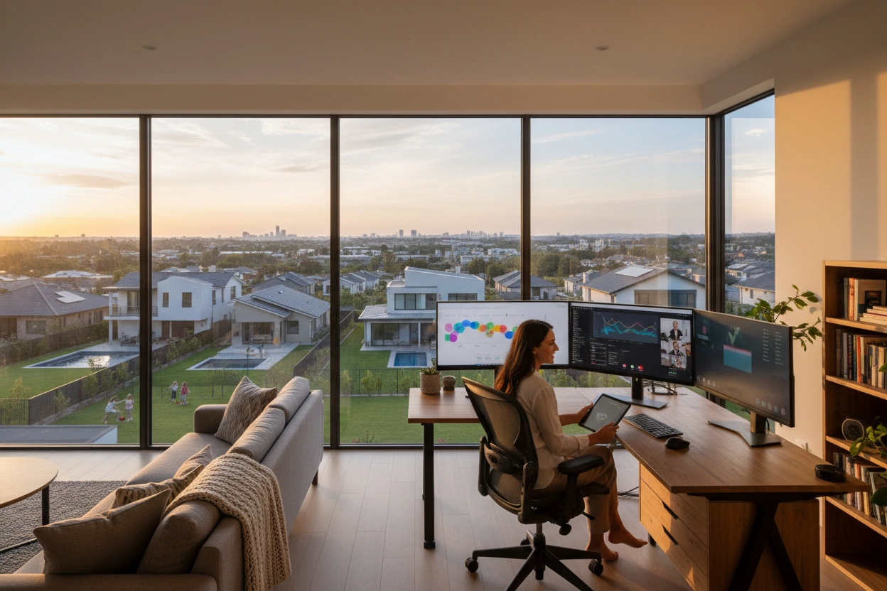 Professional image illustrating 1. The Rise of Remote Work and Its Impact on Housing Preferences