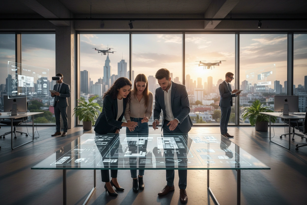 Professional image illustrating 3. The Influence of Technology on Real Estate Transactions