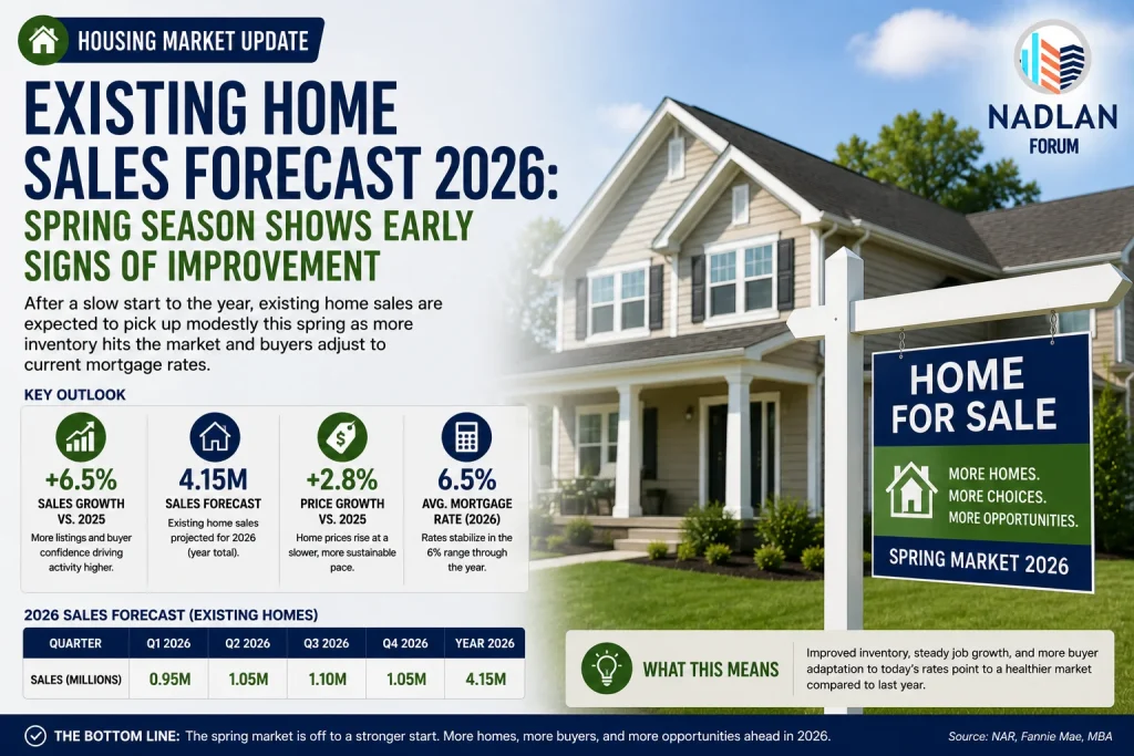 existing home sales forecast 2026