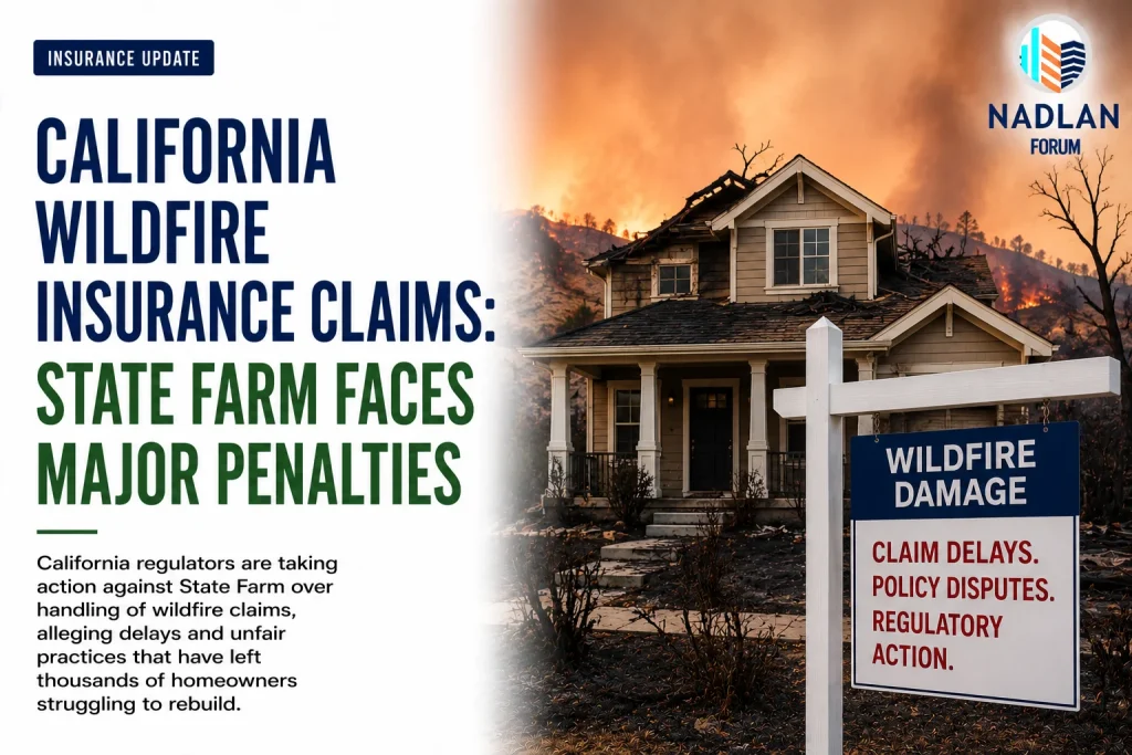 California wildfire insurance claims