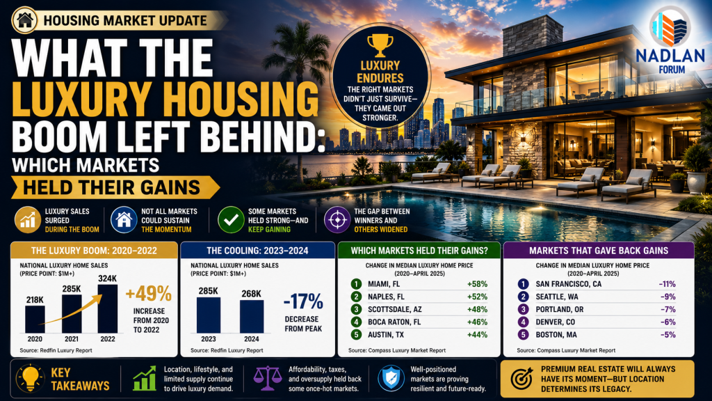 What the Luxury Housing Boom Left Behind: Which Markets Held Their Gains